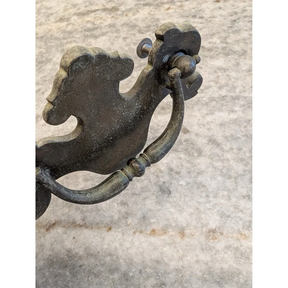 4in Brass Handle Bail Drawer Pull - Ethan Allen‎ - VTG - A6154DC